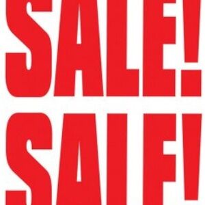 Bold Red SALE Sign